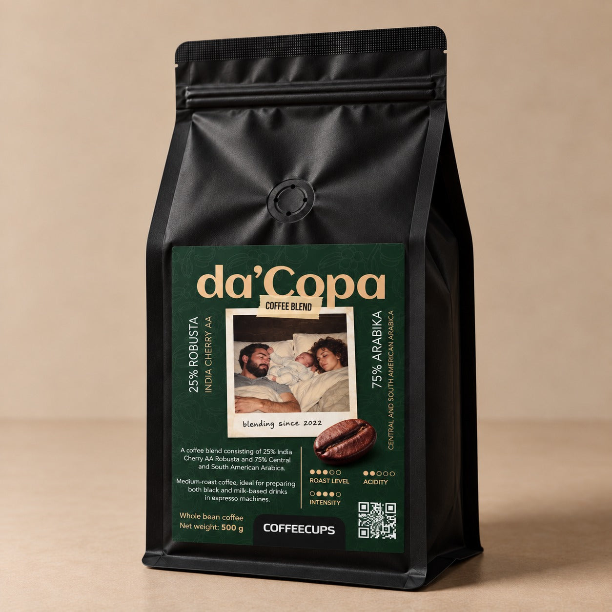 da’Copa whole bean coffee 500 g