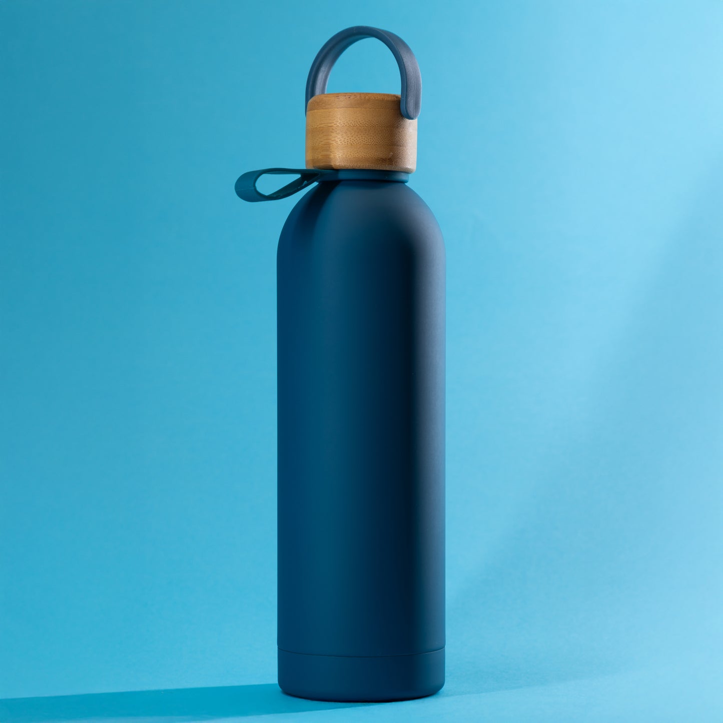 Bamboo lid for a thermal bottle