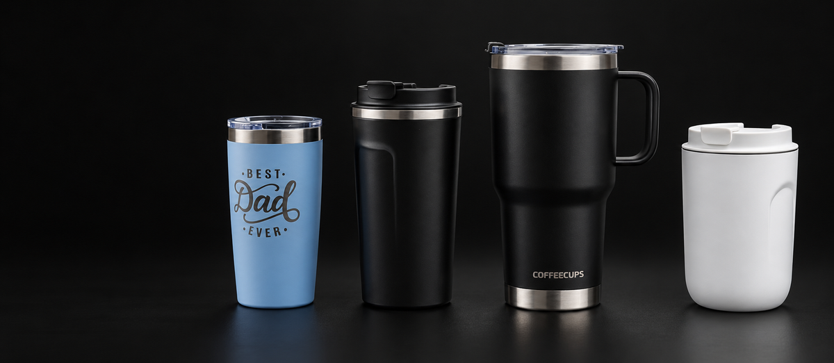 CoffeeCups thermal tumblers