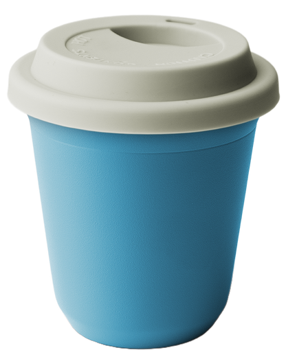 Mug métallique avec couvercle