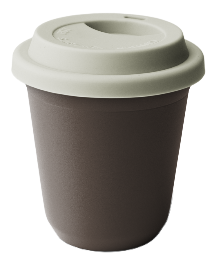 Mug métallique avec couvercle