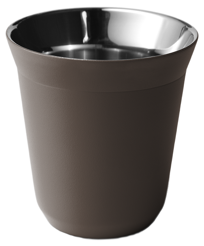 Metallbecher mit Deckel