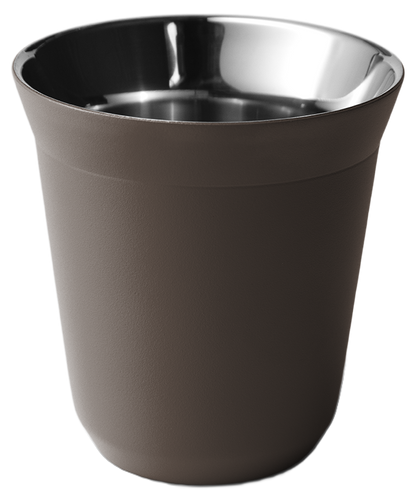 Metallbecher mit Deckel