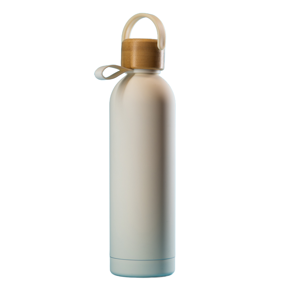 Bouchon en bambou pour bouteille isotherme