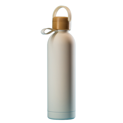Bouchon en bambou pour bouteille isotherme