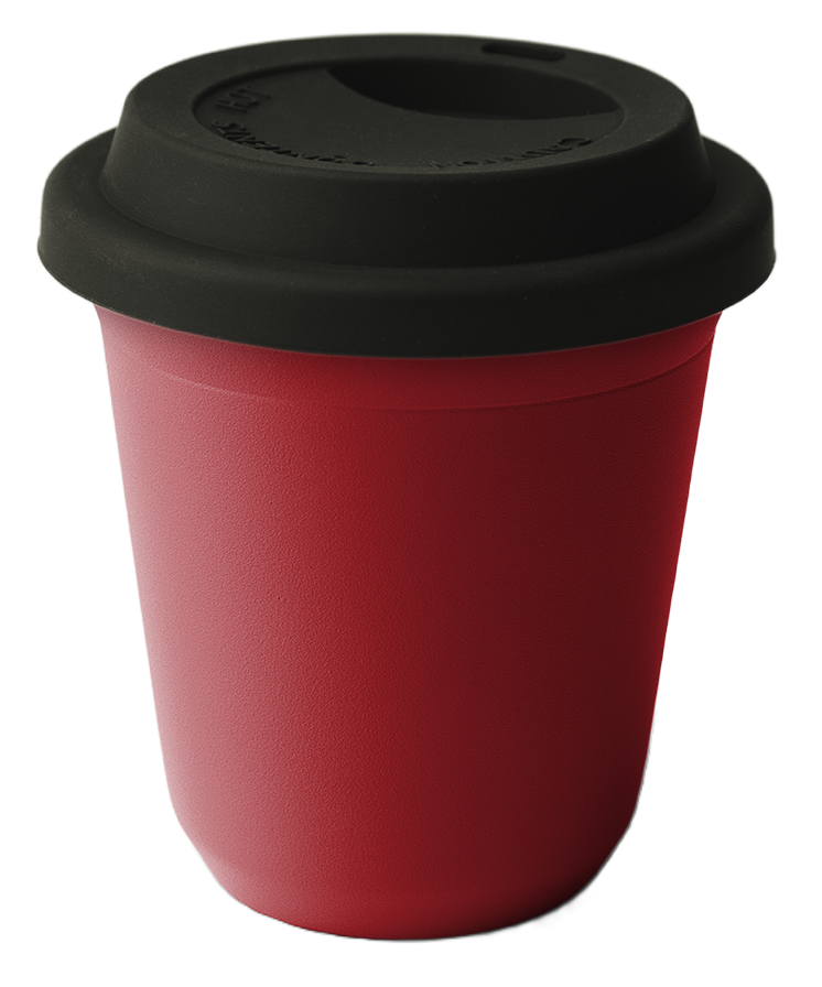 Mug métallique avec couvercle