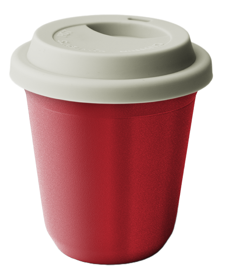 Mug métallique avec couvercle