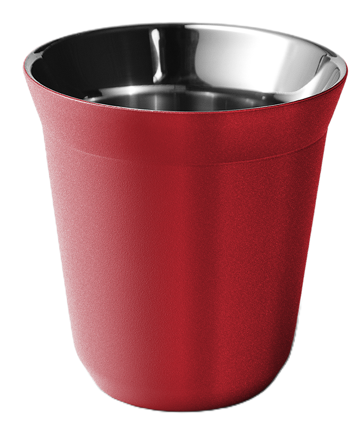 Mug métallique avec couvercle