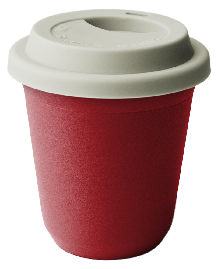 Mug métallique avec couvercle