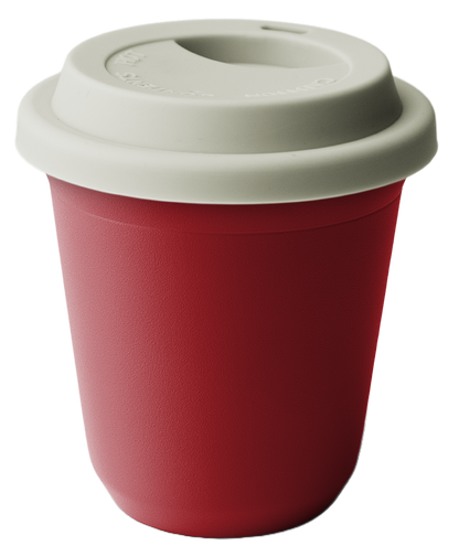 Mug métallique avec couvercle