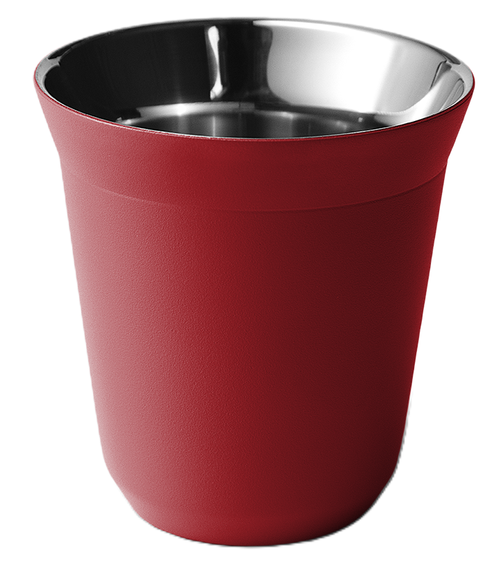 Mug métallique avec couvercle