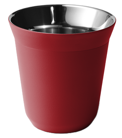 Metallbecher mit Deckel