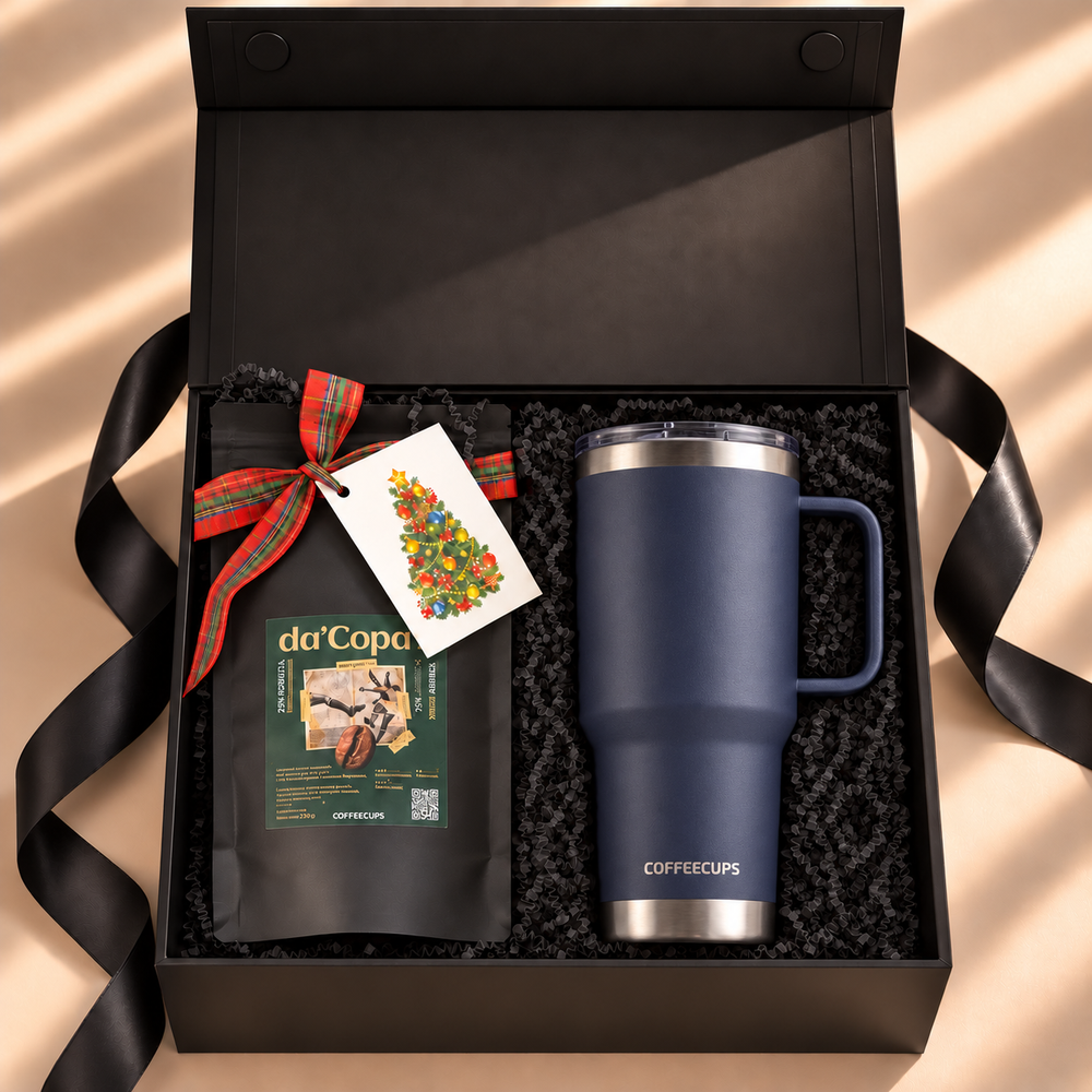 Everest Navy & Coffee Gift Set