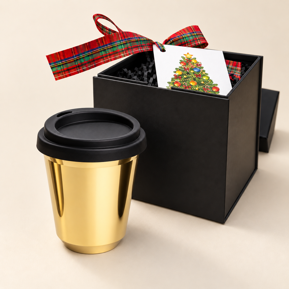 Large Gold Cup Gift Set