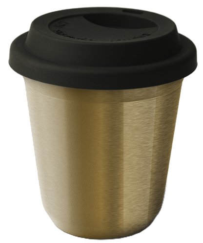 Mug métallique avec couvercle