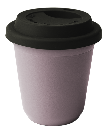 Metallbecher mit Deckel