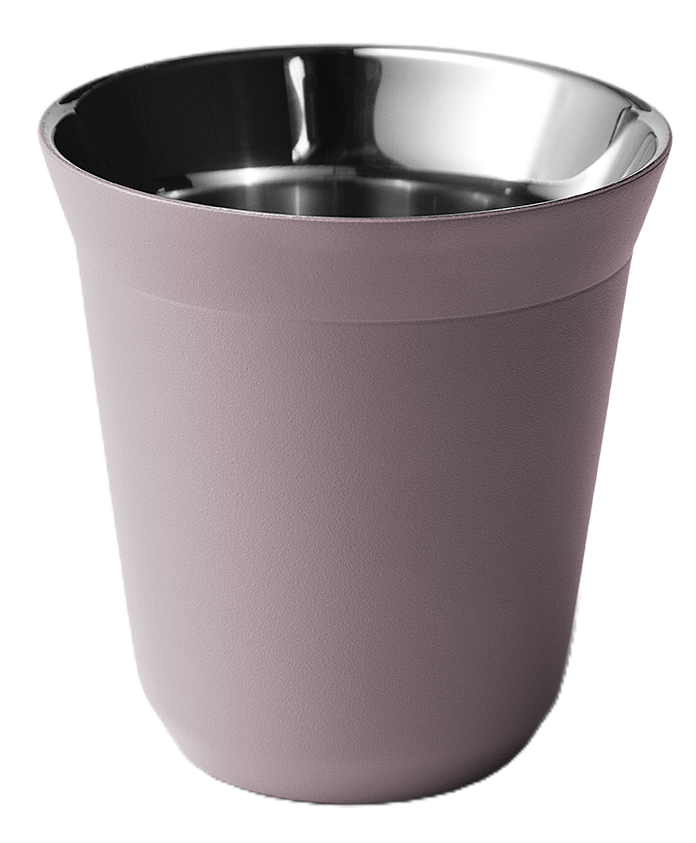 Mug métallique avec couvercle