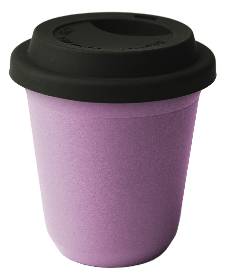 Mug métallique avec couvercle