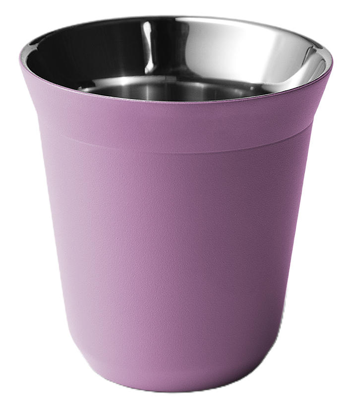 Metallbecher mit Deckel