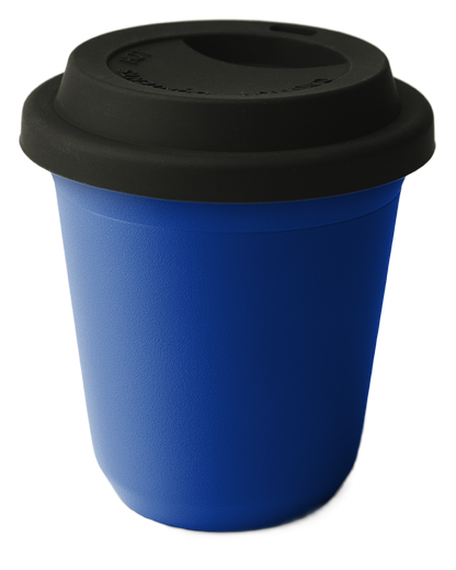 Metallbecher mit Deckel