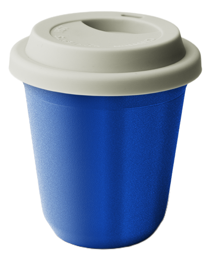 Mug métallique avec couvercle