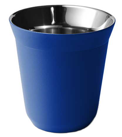 Metallbecher mit Deckel