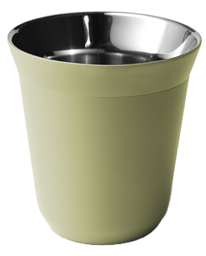 Mug métallique avec couvercle