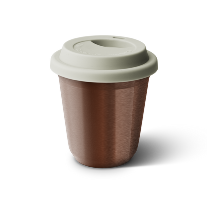 Metallic Mug With Lid