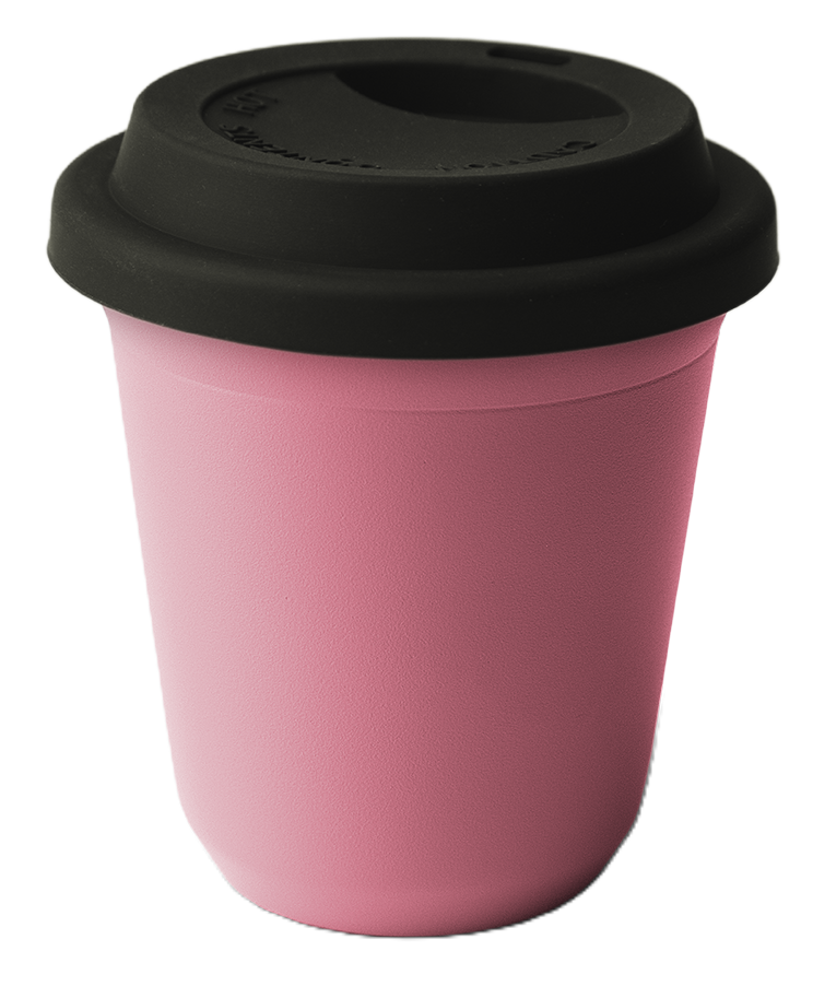 Mug métallique avec couvercle