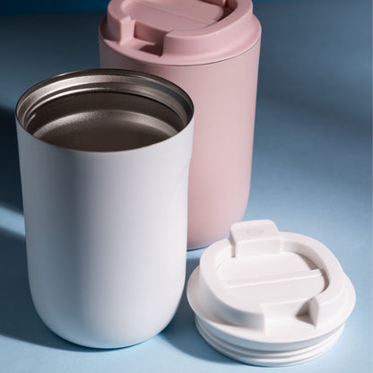 white, pink
