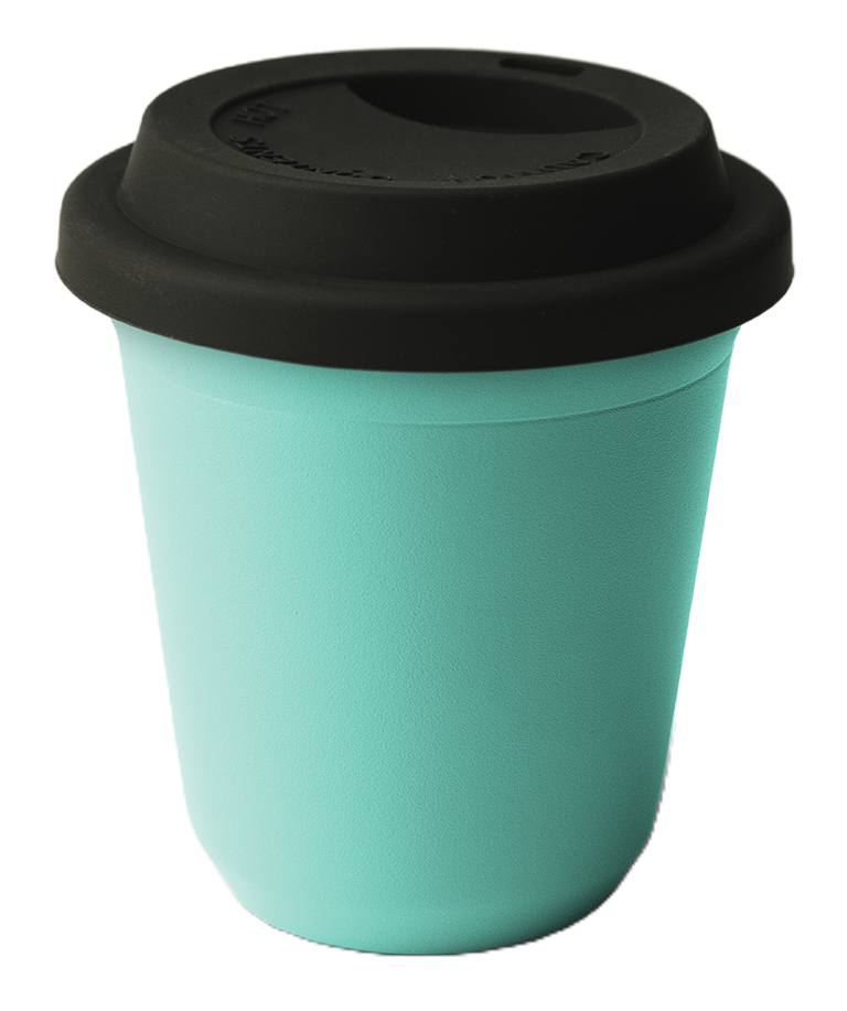 Mug métallique avec couvercle