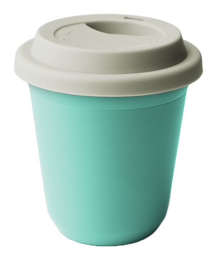 Mug métallique avec couvercle