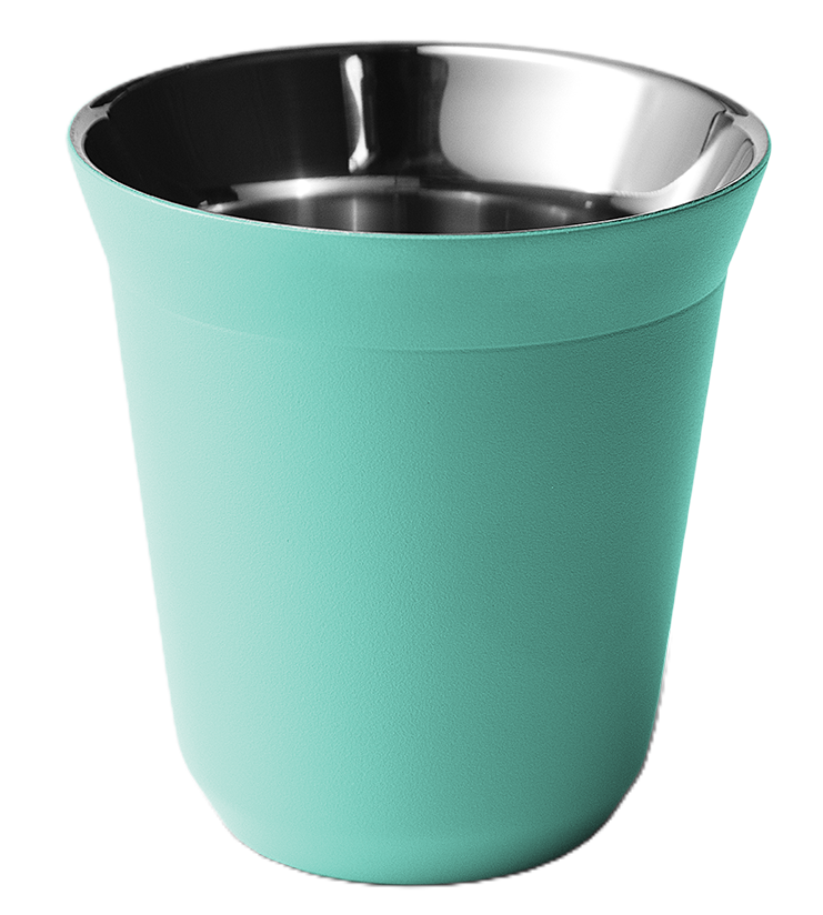 Mug métallique avec couvercle