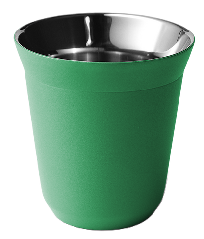 Metallbecher mit Deckel