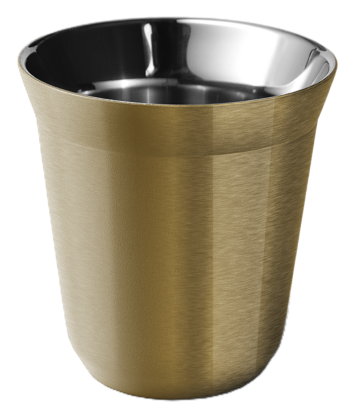 Metallbecher mit Deckel