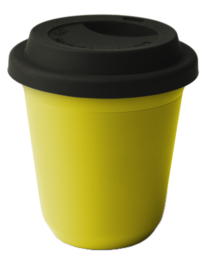 Mug métallique avec couvercle