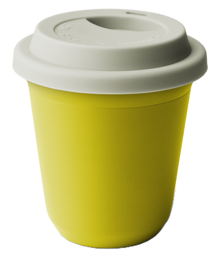 Mug métallique avec couvercle