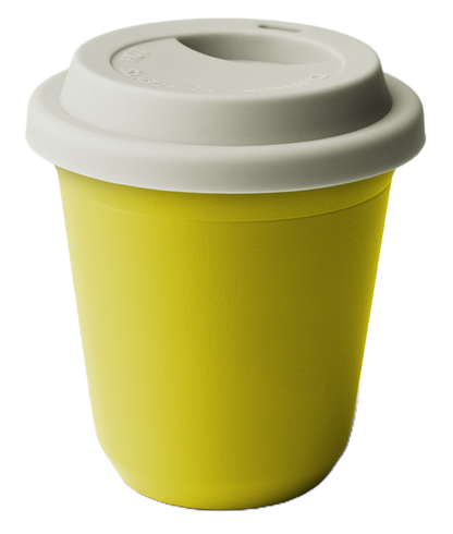 Mug métallique avec couvercle